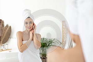 Review of beauty products, facial massage and blogger advises, be safety at home during covid-19