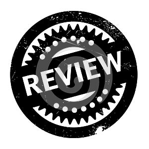 Review rubber stamp