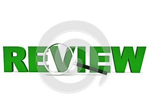 Review Word Shows Assessment Evaluating Evaluates And Reviews