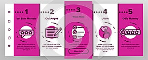 Reviews Onboarding Vector photo