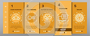 Reviews Onboarding Vector photo
