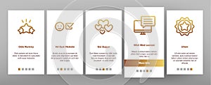 Reviews Onboarding Vector photo