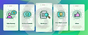 Reviews Onboarding Vector photo