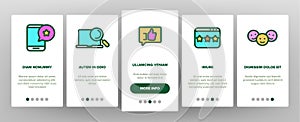 Reviews Onboarding Vector photo
