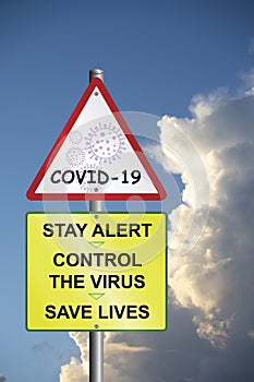 Revised UK government prevention message photo