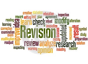 Revision word cloud concept 2