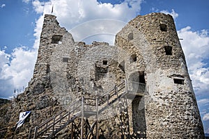 Reviste castle ruins, Slovakia