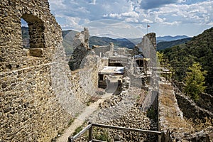 Reviste castle ruins, Slovakia