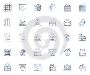 Revitalizing line icons collection. Refresh, Renew, Rejuvenate, Replenish, Regenerate, Resuscitate, Revive vector and