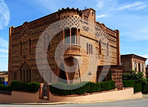 Revival architecture in Colonia GÃÂ¼ell. Spain photo