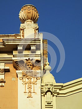 Revival architecture in Melilla. Spain