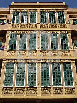Revival facade in Melilla. Spain. photo