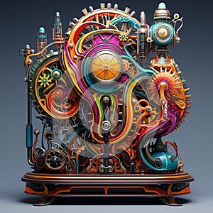 Revive-O-Matic: A Fantastical Machine of Retro-Futurism and Steampunk Aesthetics