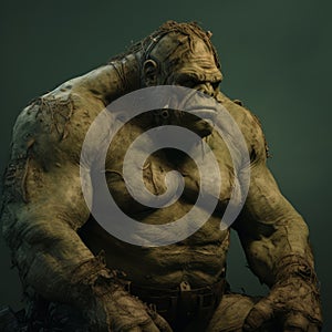 Revived Romanticism: An Animated Hulk In Zbrush Style