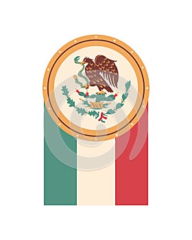 revolucion mexicana flag symbol photo