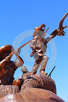 Revolution fighters monument, in zacatecas city, mexico. I photo