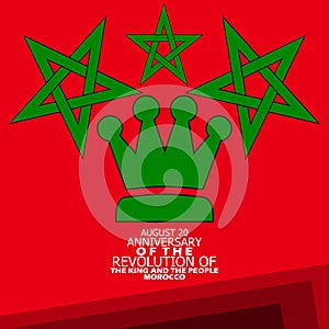 Revolution of the King and the People on August 20 in Morocco