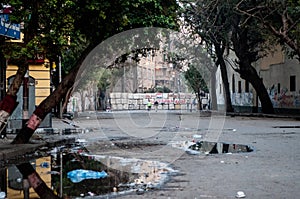 Revolutionaries in Tahrir Square.