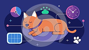 A revolutionary sleep tracker that uses advanced algorithms to analyze your pets sleep data and provide personalized photo