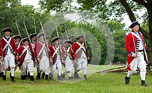 Revolutionary war reenactment