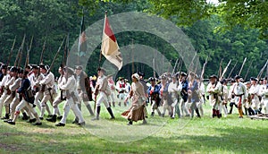 Revolutionary war reenactment