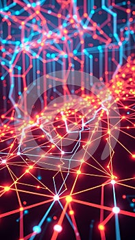 Revolutionizing Digital Frontier: Futuristic Cyber Grid & Sci-Fi Aesthetic photo
