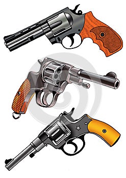 Revolver multicharging firearms trunk