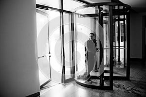 Revolving Door Entrance photo