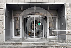 Revolving door photo