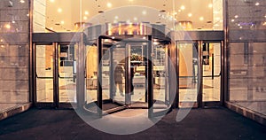 Revolving doors photo