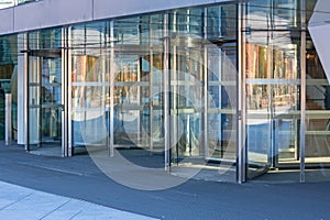 Revolving Glass Door