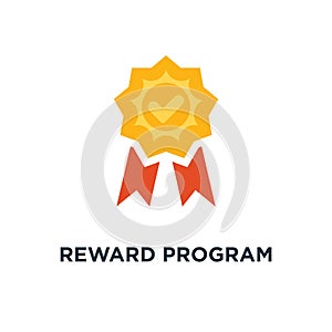 reward program icon. winner cup, earn points, medal concept symbol design, first place bowl, game trophy, win super prize,