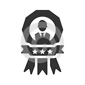 Rewarded employee icon