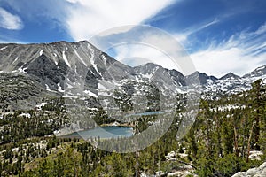 Rewarding views of Little valley lakes