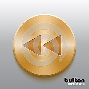 Rewind back golden button