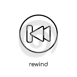 Rewind icon from collection.