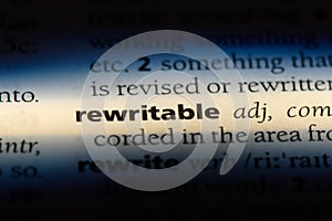 rewritable