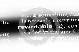 rewritable
