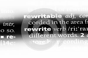 rewrite
