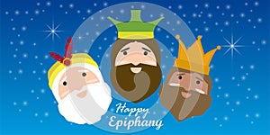 Happy Epiphany day card