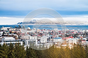 Reykjavik the capital city of Iceland photo