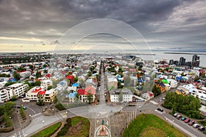 Reykjavik cityspace photo