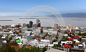 Reykjavik cityspace photo