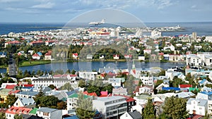 Reykjavik colourful city
