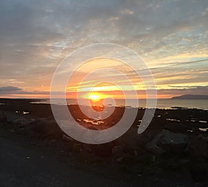 Reykjavik midnight sun