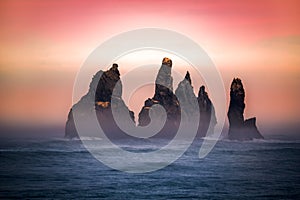 Reynisdrangar rock formation