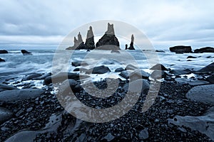 Reynisdrangar seastacks, Iceland