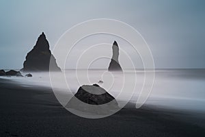 Reynisfjara Black Sand Beach near Vik Iceland