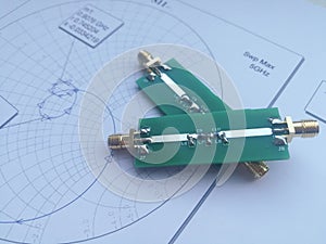 RF PCB filters and impedance matching Smith chart