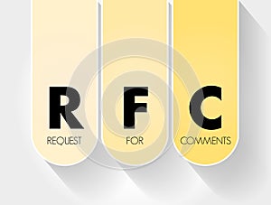 RFC- Request for Comments acronym, concept background